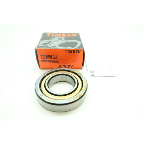 Timken 7208WN SU 40mm X 80mm X 18mm Roller Bearing