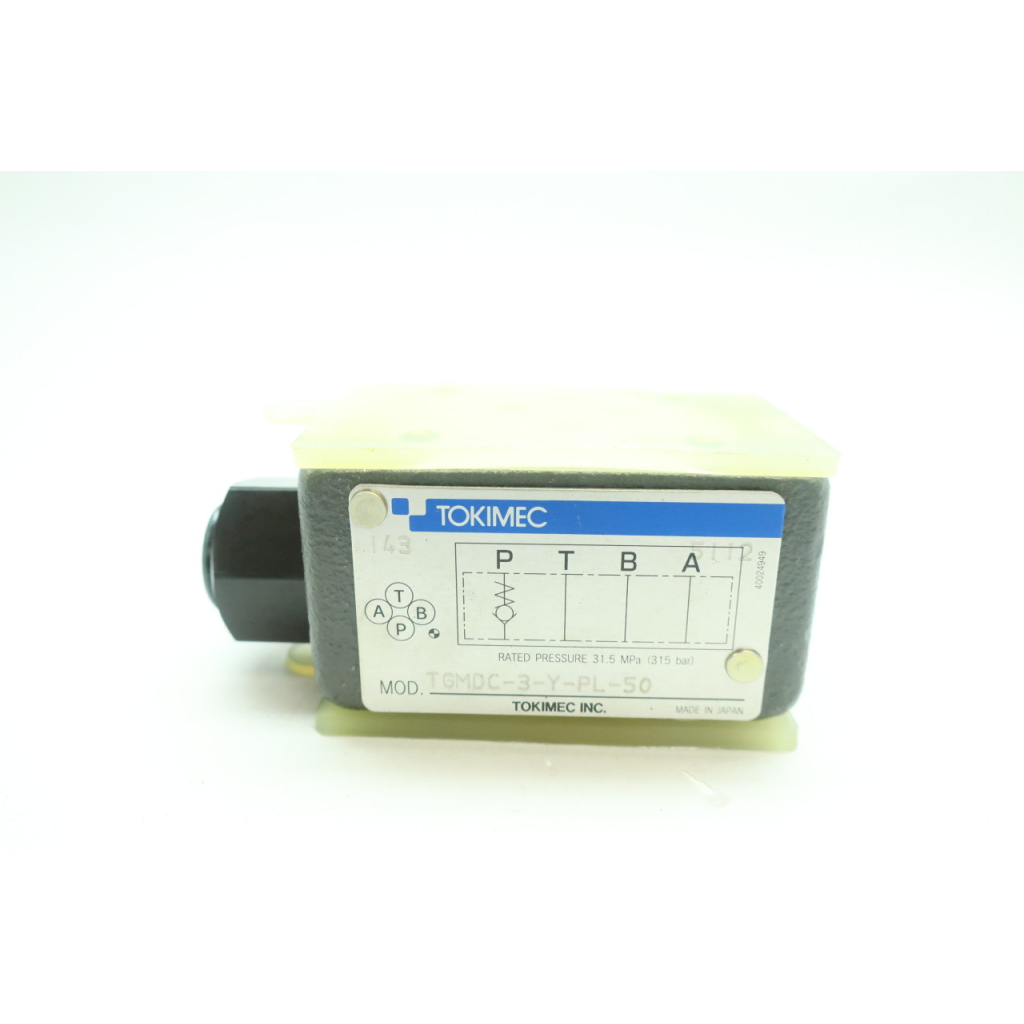 Tokimec TGMDC-3-Y-PL-50 Hydraulic Check Valve