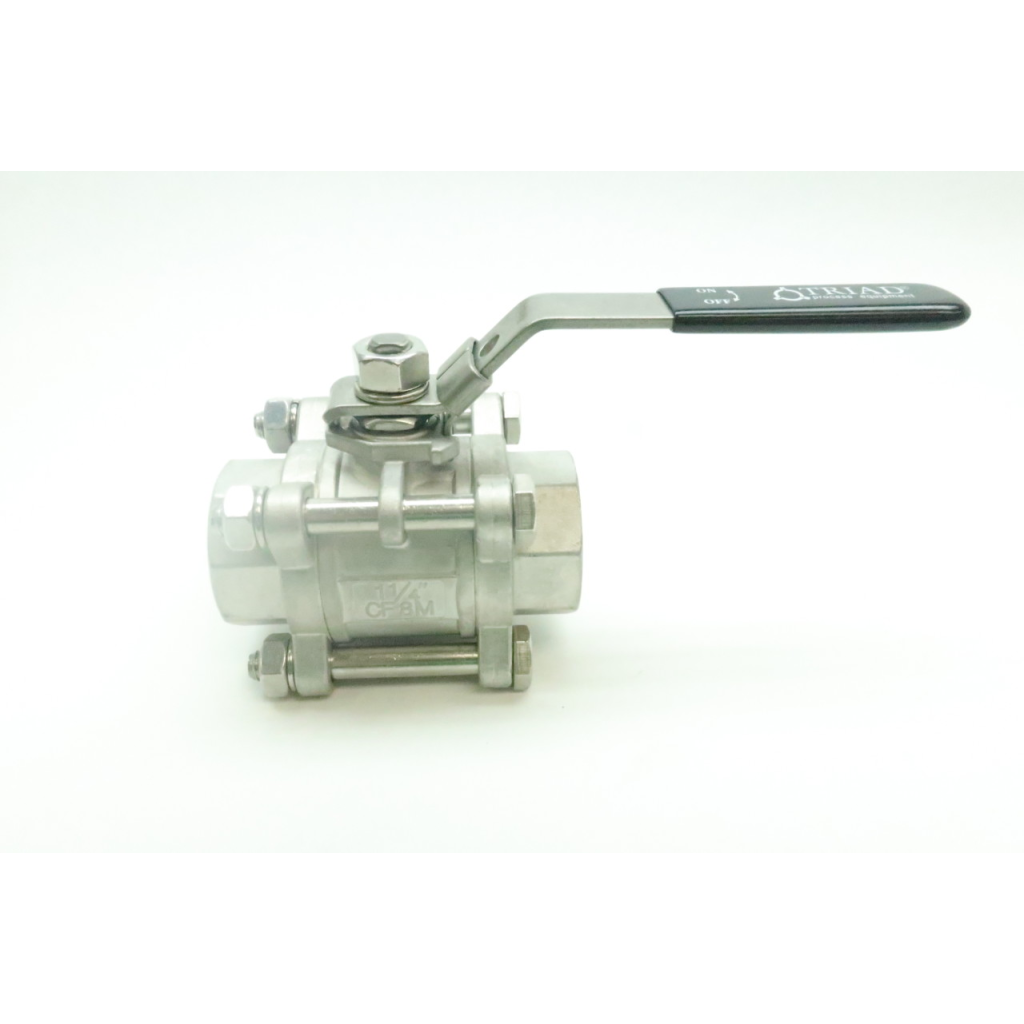 Triad Manual Stainless Ball Valve 1-1/4in Npt 1000wog