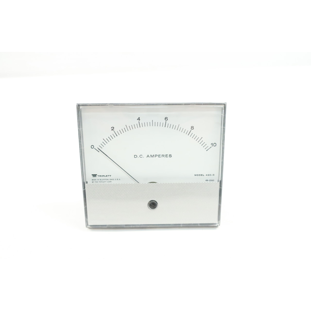 Triplett 420-G Ammeter 0-10dc Amperes