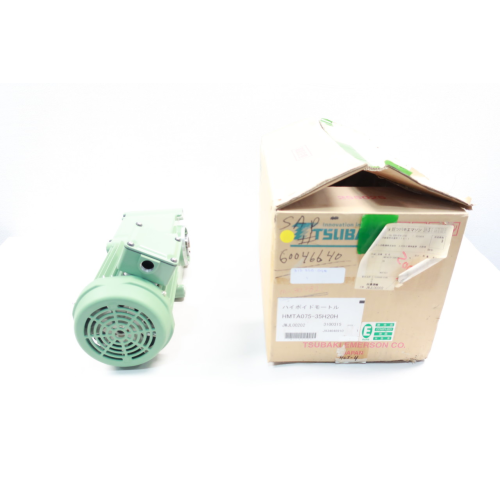 Tsubaki HMTA075-35H20H Gearmotor 3ph 0.75kw 35mm 200/220v-ac
