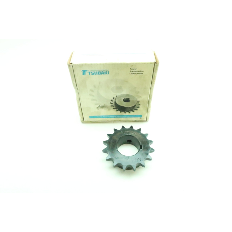Tsubaki H40B16F1-1/4 Single Roller Chain Sprocket 1-1/4in 1/2in 16t