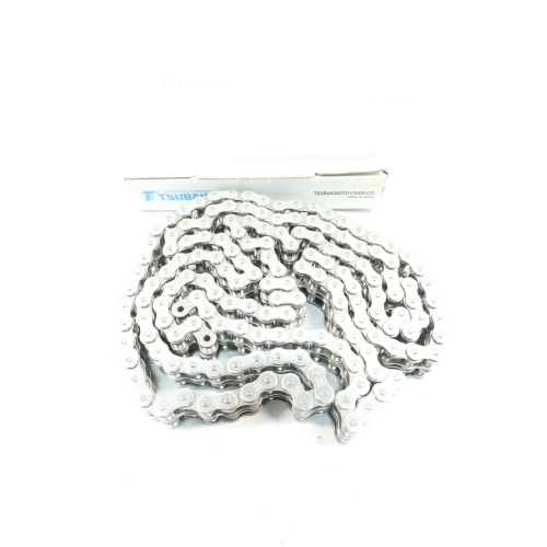 Tsubaki RS60-SS-2-RP Stainless Steel Double Roller Chain 10ft X 3/4in Tsubaki RS60-SS-2-RP Stainless Steel Double Roller Chain 10ft X 3/4in