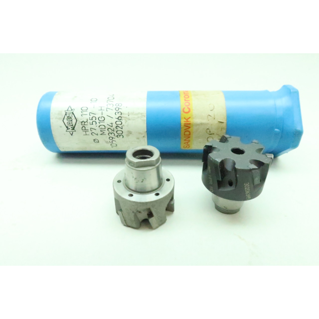 Tube Of 2 Mapal HPR 110 High Performance Reamer 27.557mm