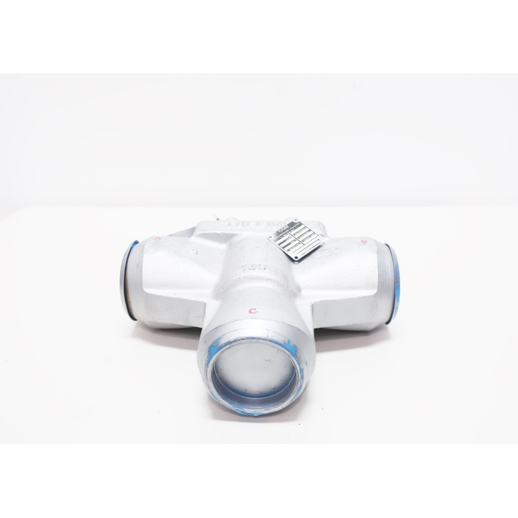 Tufline 136BW Xomox 3-way 150 Steel Butt Weld 3in Plug Valve