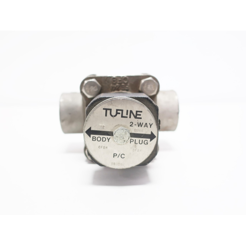Tufline 983094 BZ0366 300 Stainless 1in Socket Weld Plug Valve