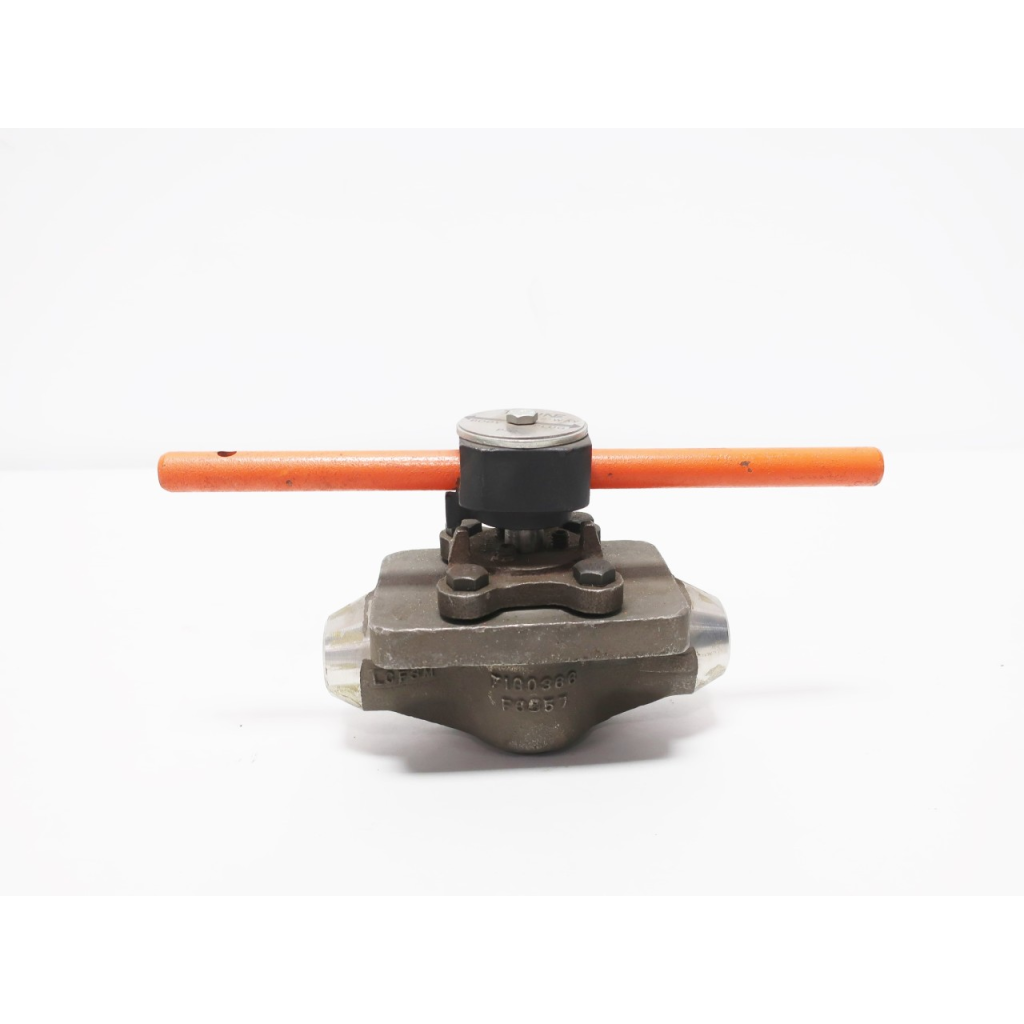 Tufline 0366 Butt Weld Manual 150 Steel 1in Plug Valve