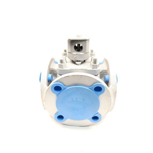 Tufline FIG 047 J-D622 4-way Steel Flanged Plug Valve 2in