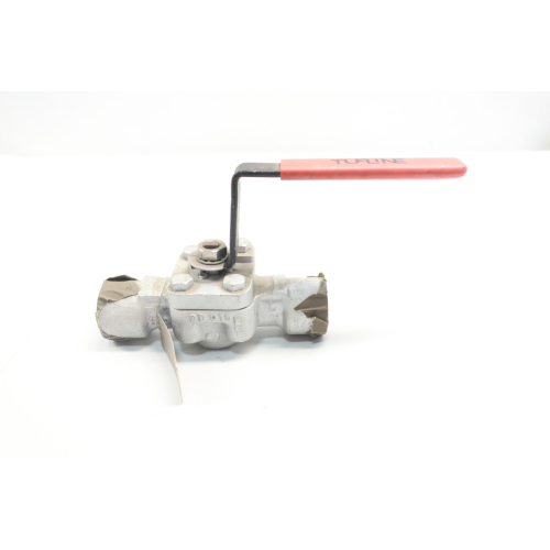 Tufline Manual Socket Weld Plug Valve 1/2in 150