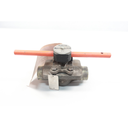 Tufline Manual Stainless Socket Weld Plug Valve 1in 150