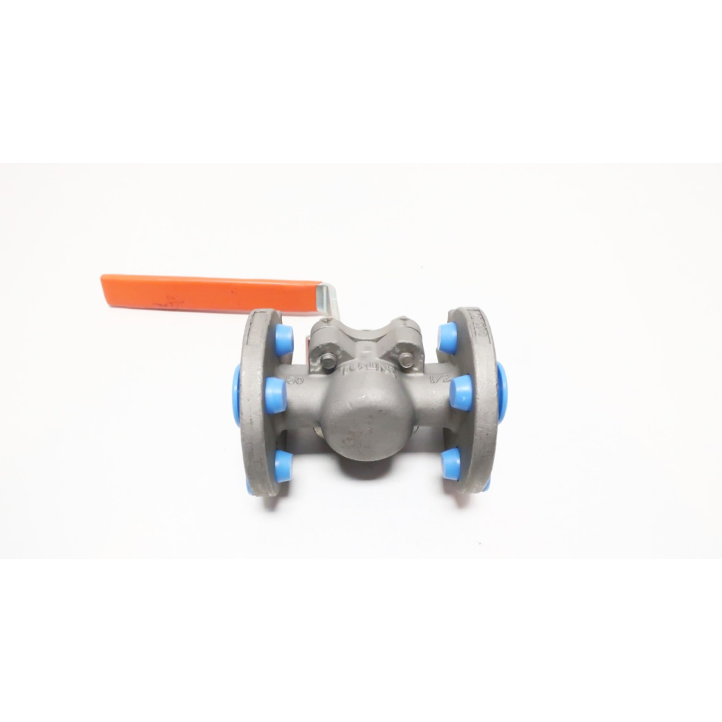 Tufline 988328 Plug Valve Manual 150 Stainless Flanged 1/2in