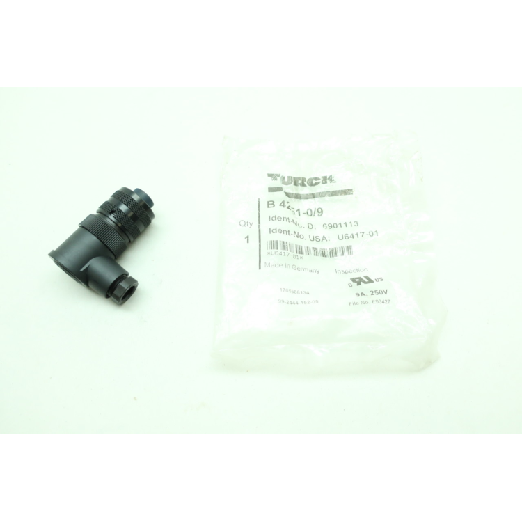 Turck B 4251-0/9 Right Angle 5p Connector
