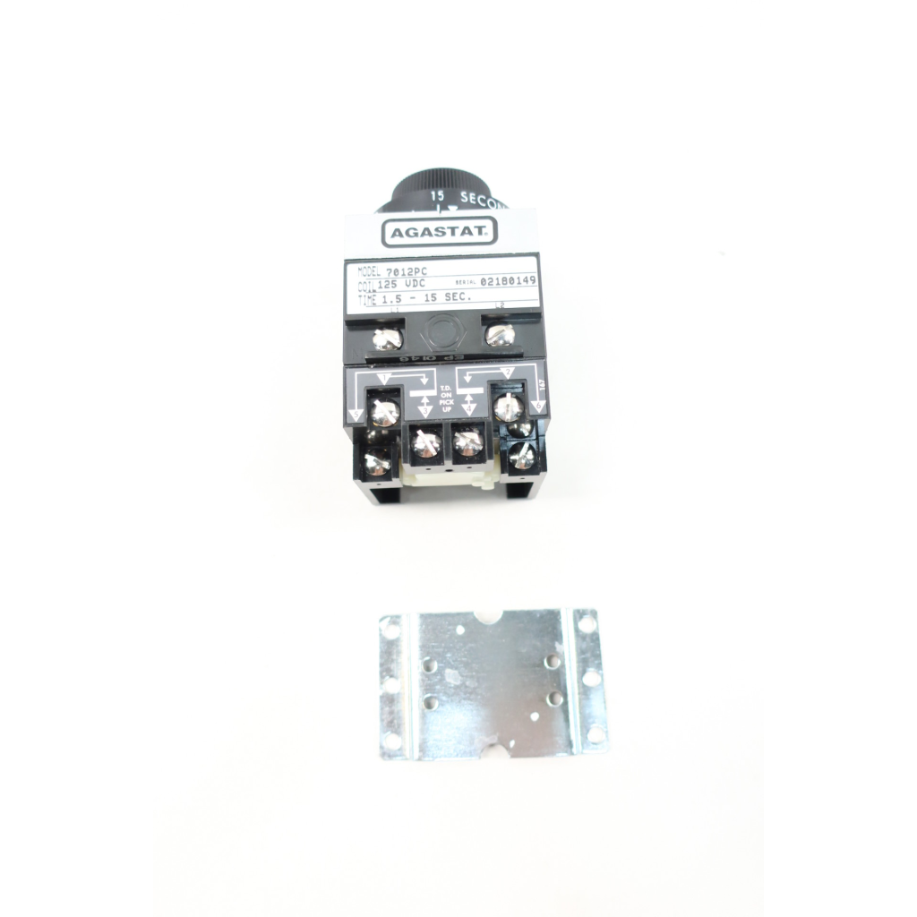 Tyco 7012PC Agastat Time Delay Relay 1.5-15sec 125v-dc