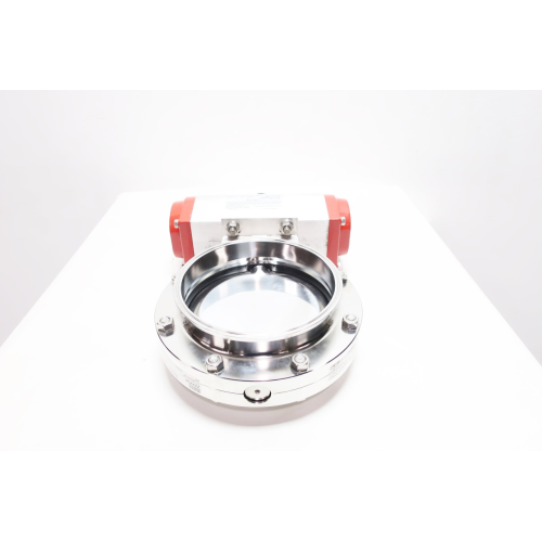 Unibloc-pump Flowtech Butterfly Valve Pneumatic Stainless Tri-clamp Sanitary 8in
