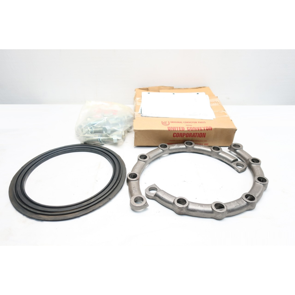 United Conveyor 1701-326-3E 10in Connection W/ Rubber Gasket