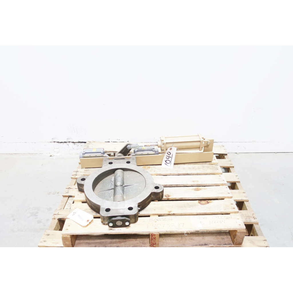 United Conveyor Ucc 3-190155-1 Pneumatic Steel Wafer 10in Butterfly Valve