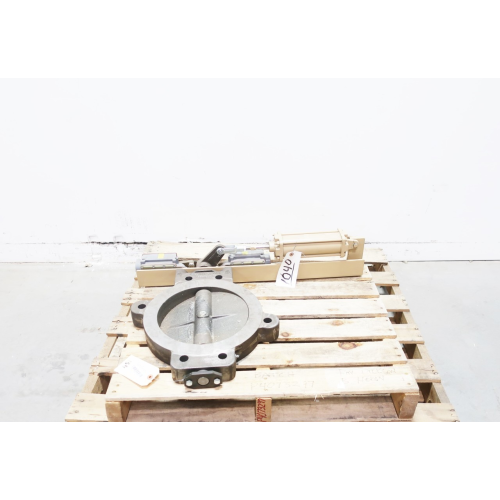United Conveyor Ucc 3-190155-1 Pneumatic Steel Wafer 10in Butterfly Valve