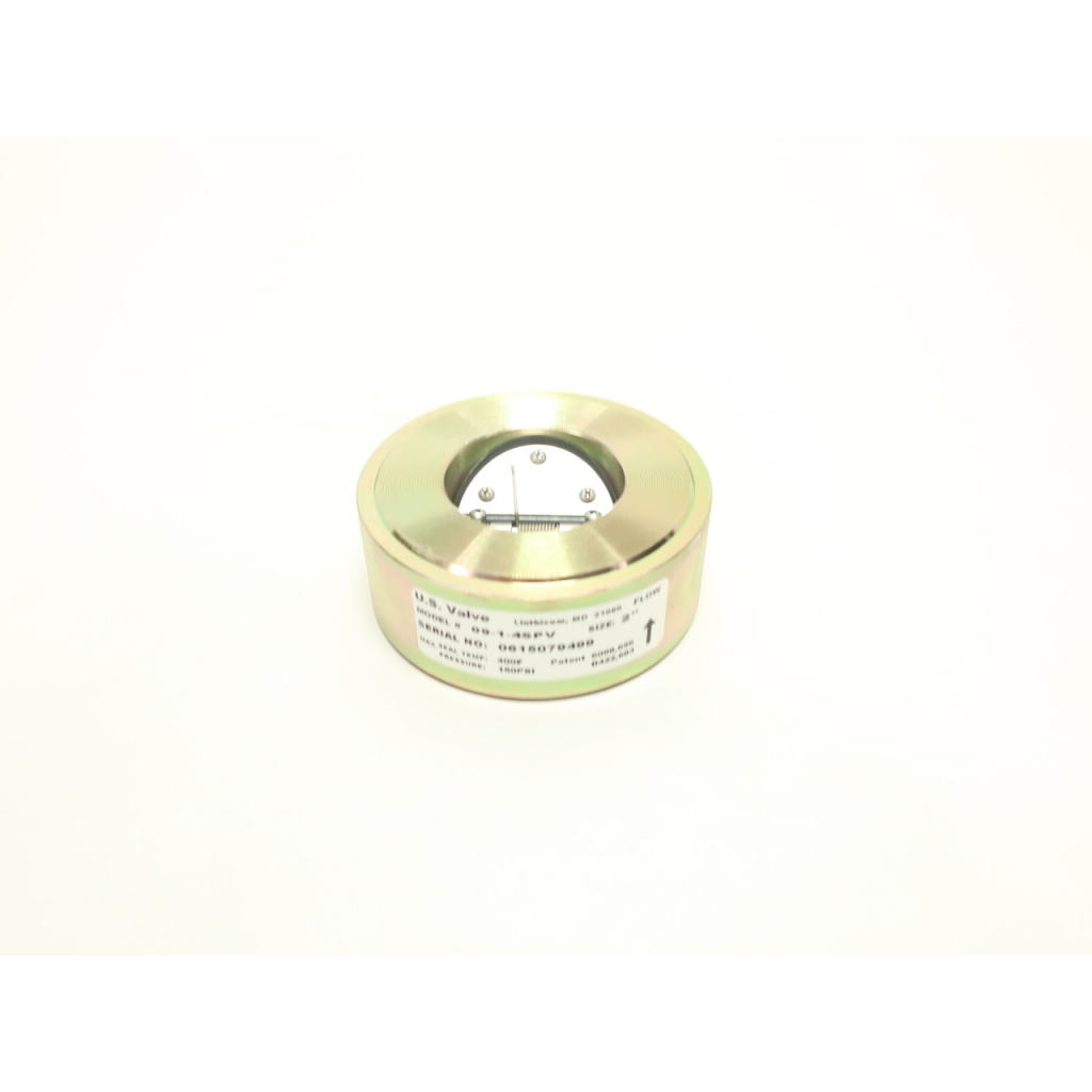 Us Valve 09-1-4SPV Steel Wafer 2in Check Valve