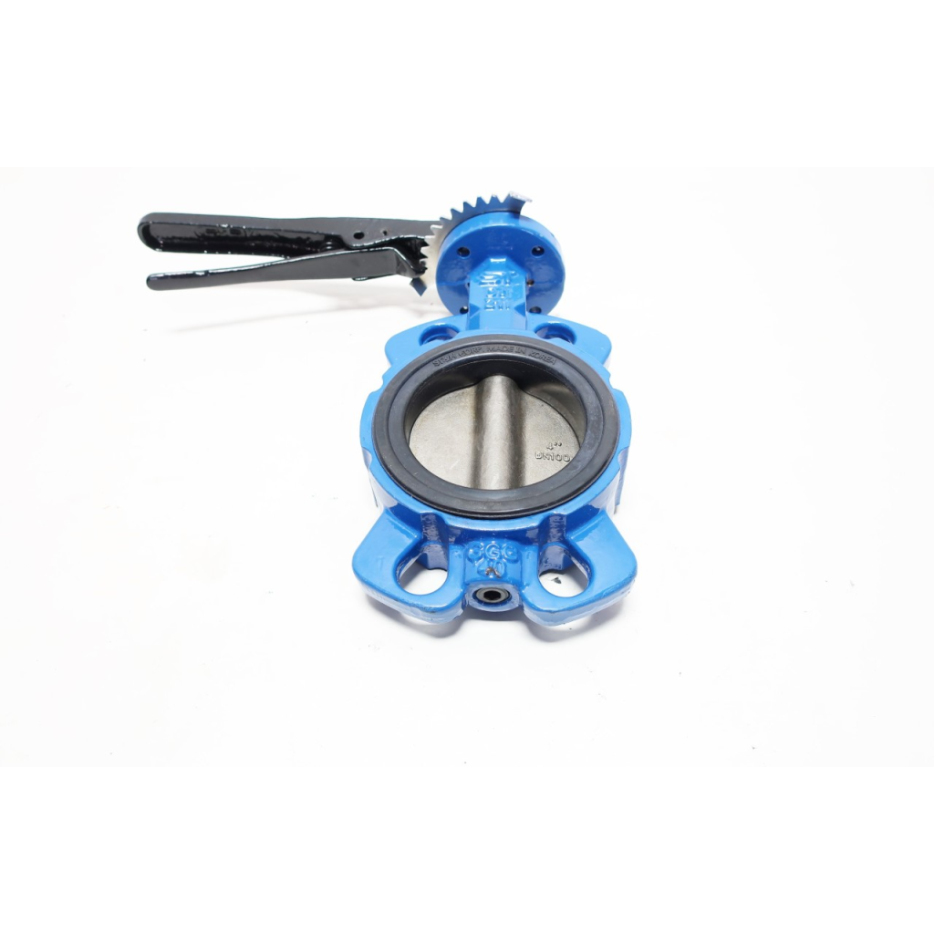 Valco STC-22331-1 Butterfly Valve Manual Iron Stainless Wafer 4in