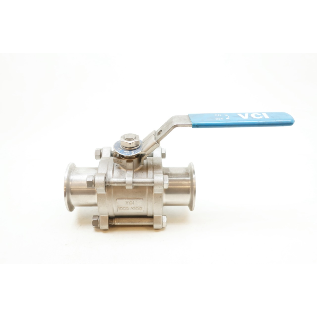 Vci Manual Stainless Ball Valve Tri-clamp 1-1/2in Npt