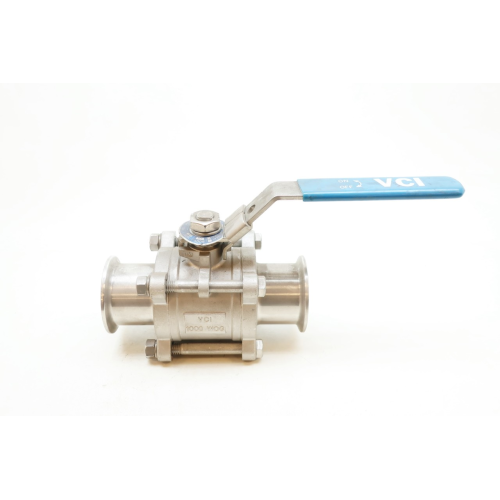 Vci Manual Stainless Ball Valve Tri-clamp 1-1/2in Npt