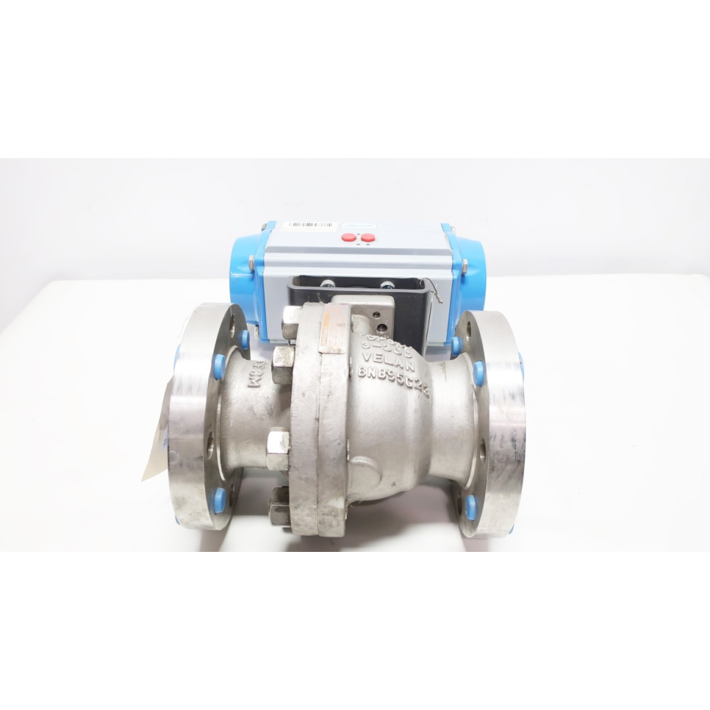 Velan 11413-SSE Vpvl400sr4/5bd Ball Valve Pneumatic 300 Stainless Flanged 3in