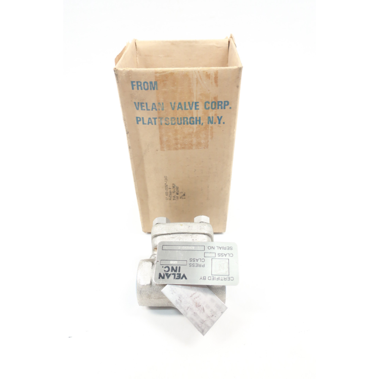 Velan W05-2034B-13MS Stainless Socket Weld Check Valve 1in