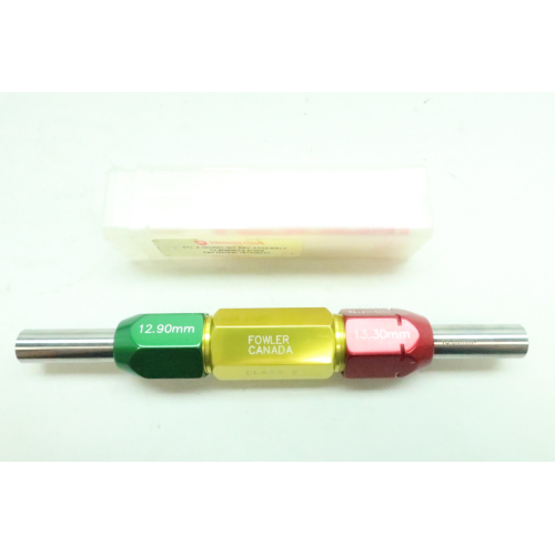 Vermont Gage Fowler Go/no Go Gage 12.90mm/13.30mm Vermont Gage Fowler Go/no Go Gage 12.90mm/13.30mm