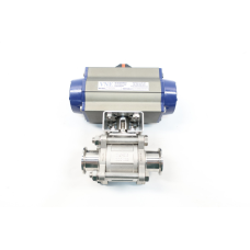 Vne Pn75sr Pneumatic Stainless Tri-clamp Ball Valve 1-1/2in 1000wog