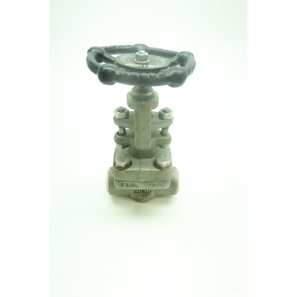 Warren 802HF Manual Stainless Socket Weld Globe Valve 1/2in 800