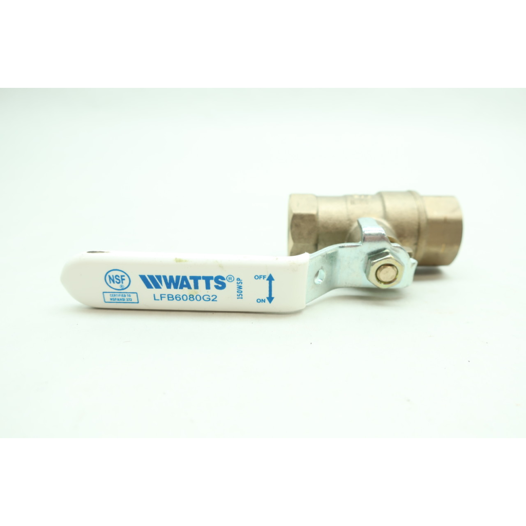 Watts LFB6080G2 Manual Threaded Bronze Ball Valve 1/2in Npt 600wog