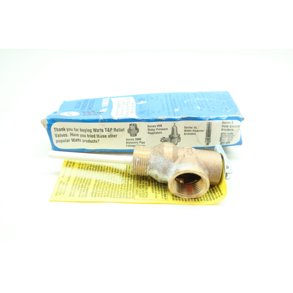 Watts 100XL Bronze Relief Valve 150psi 3/4in Npt