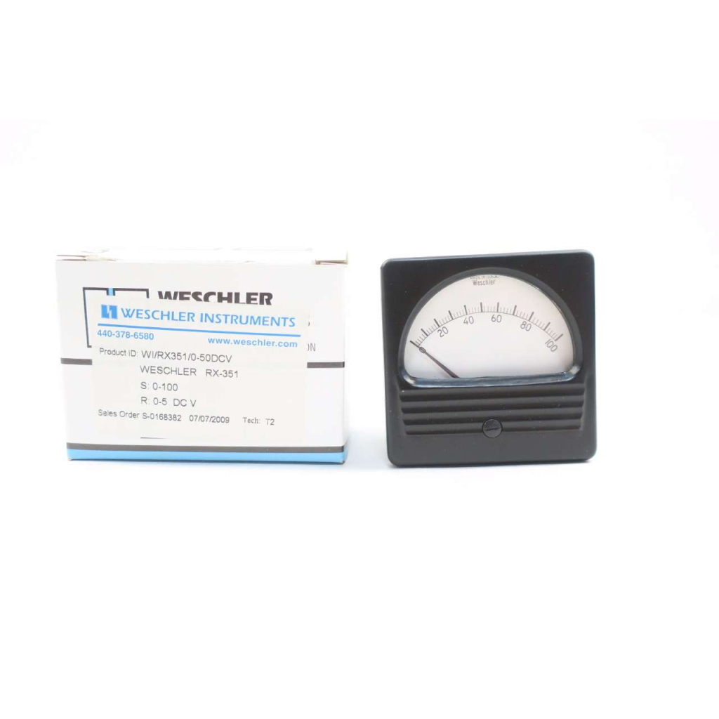 Weschler Instruments WI/RX351/0-50DCV Rx-351 Meter 0-100