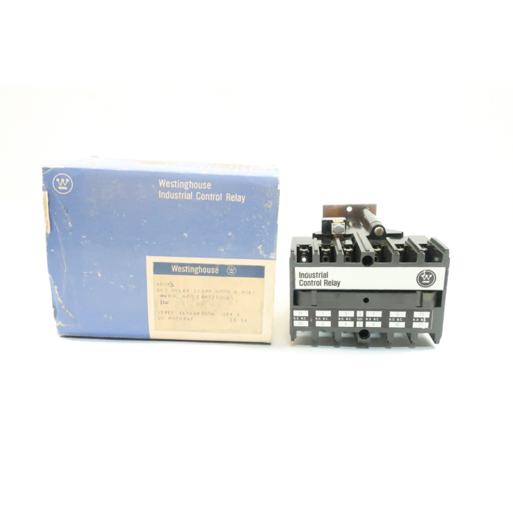Westinghouse ARD6L 765A687G04 Industrial Control Relay 120v-dc