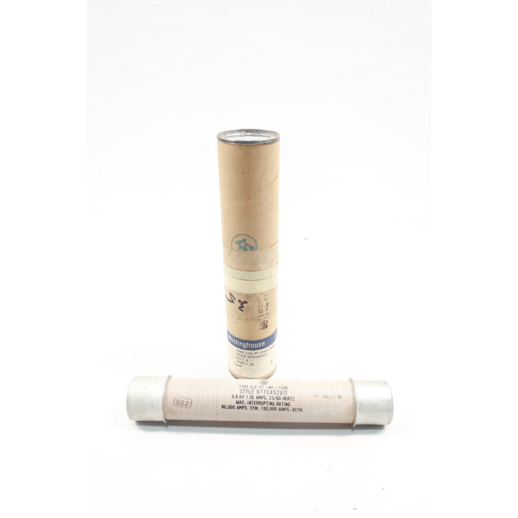 Westinghouse 677C452G11 Cle-pt Cartridge Fuse 1.5e Amp 4.8kv