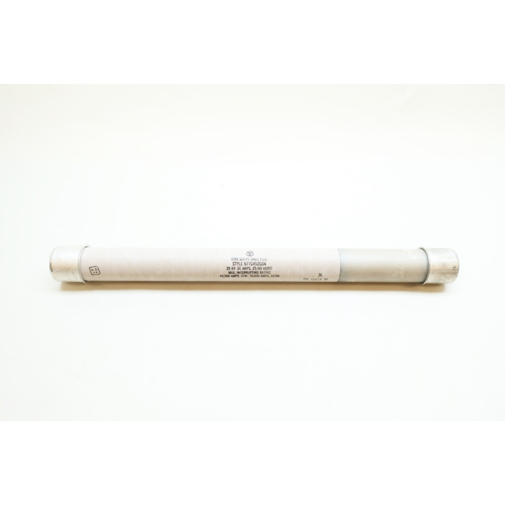 Westinghouse 677C452G04 Medium Voltage Fuse E 43500a Amp 23000v-ac