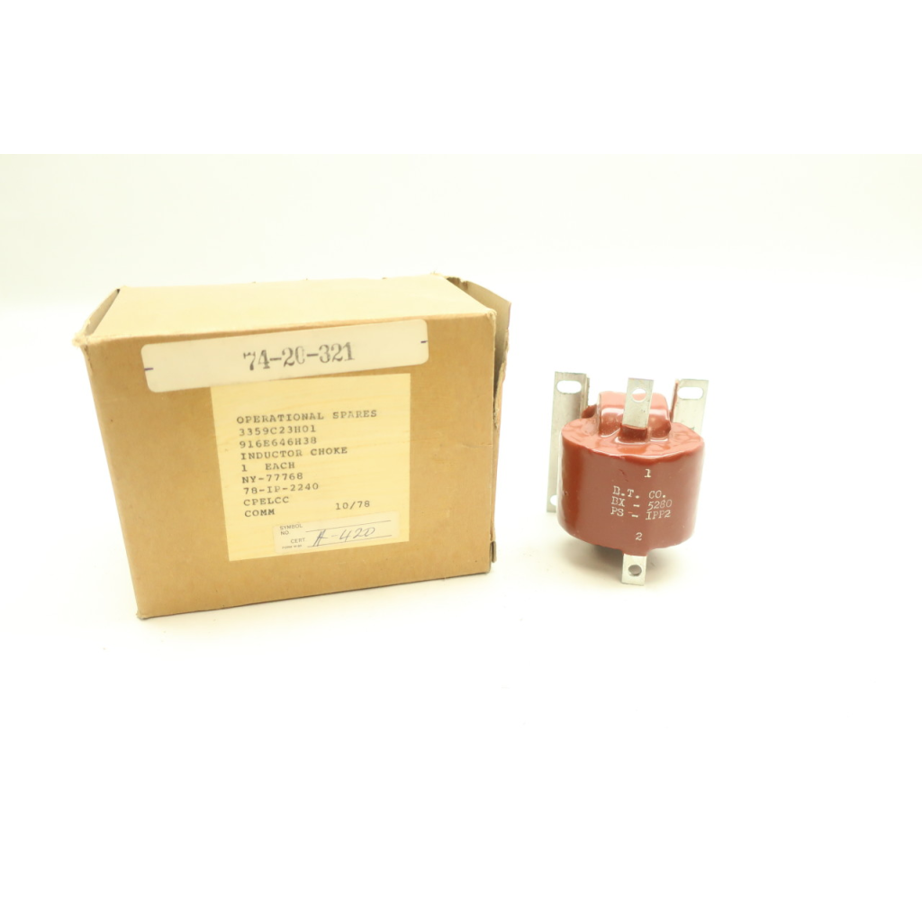 Westinghouse 3359C23H01 Inductor Choke