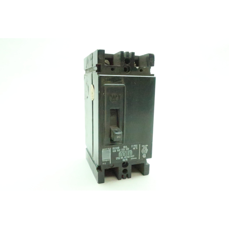 Westinghouse FB2015 Molded Case Circuit Breaker 2p 15a 600v-ac