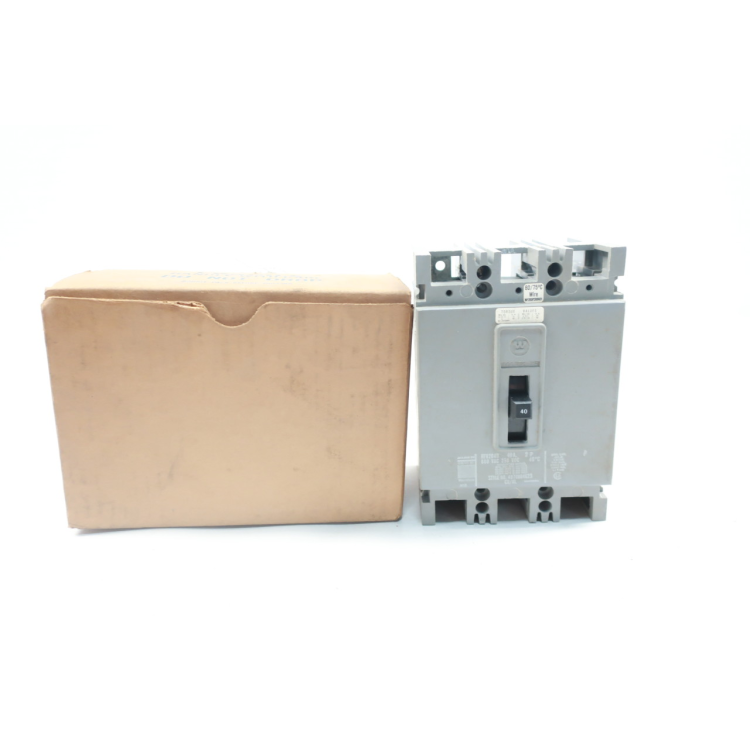 Westinghouse HFB2040 Mark 75 Molded Case Circuit Breaker 2p 40a 600v-ac