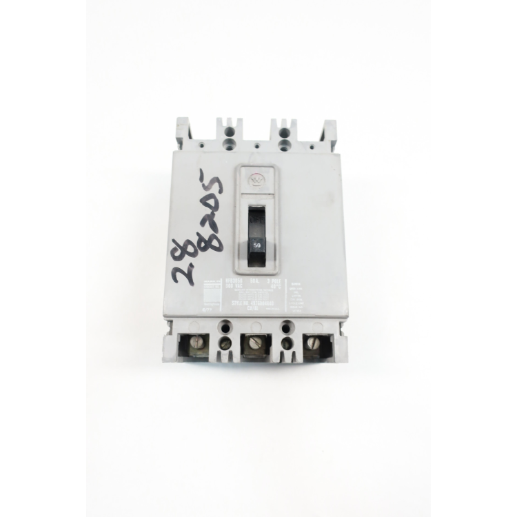 Westinghouse HFB3025 Molded Case Circuit Breaker 3p 25a 600v-ac