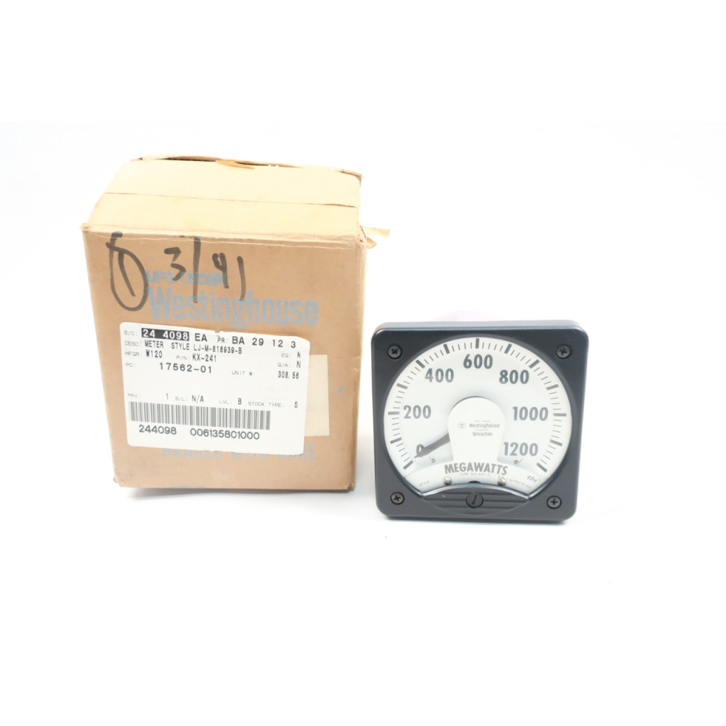 Westinghouse Kx-24 Wattmeter1 0-1200mw