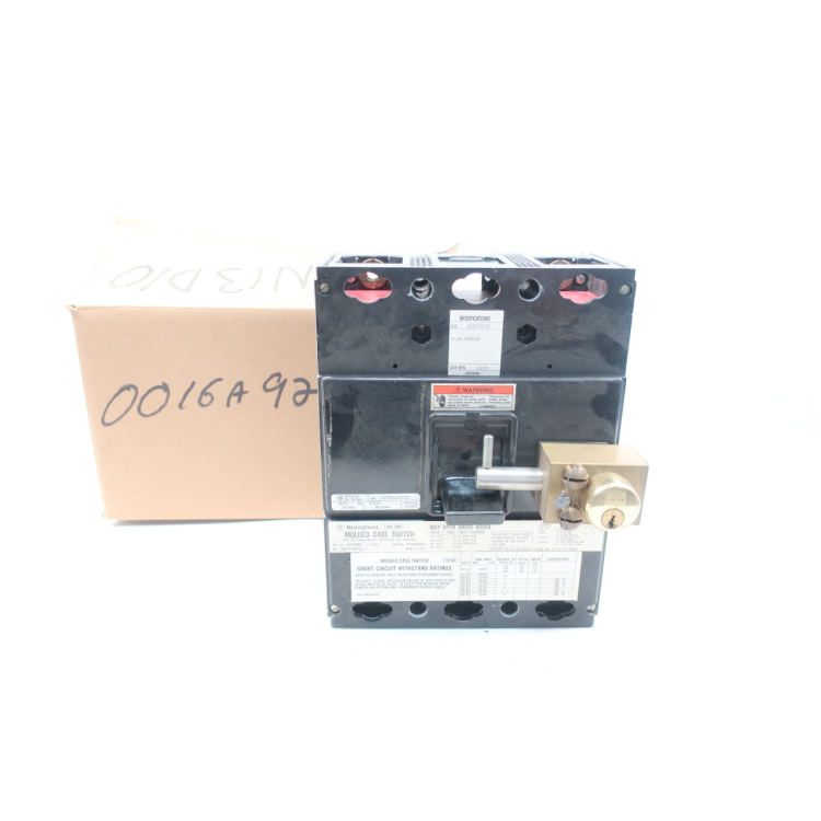 Westinghouse LA2400WK Molded Case Circuit Breaker 2p 400a 600v-ac