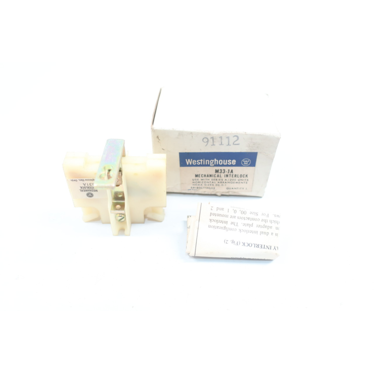 Westinghouse M33-1A Mechanical Interlock Size 00-0-1
