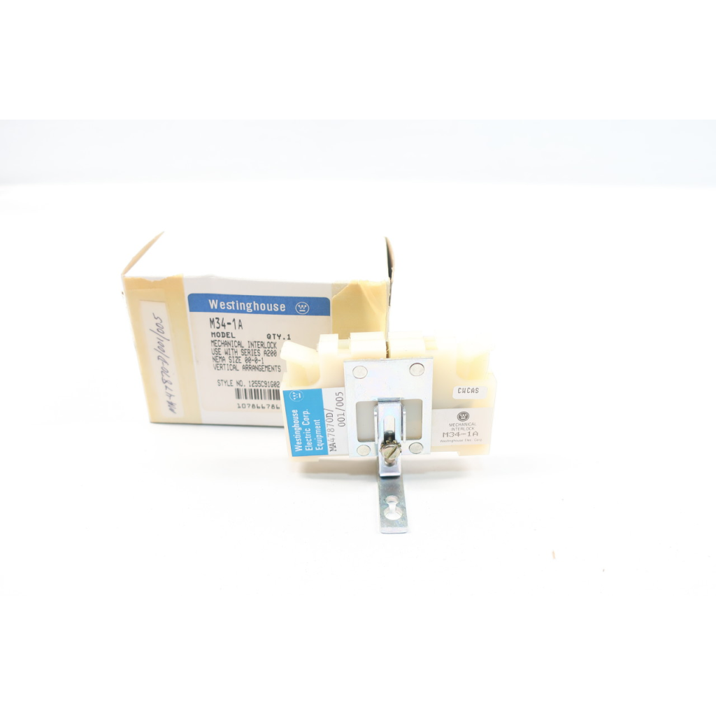 Westinghouse M34-1A Size 00-0-1 Mechanical Interlock