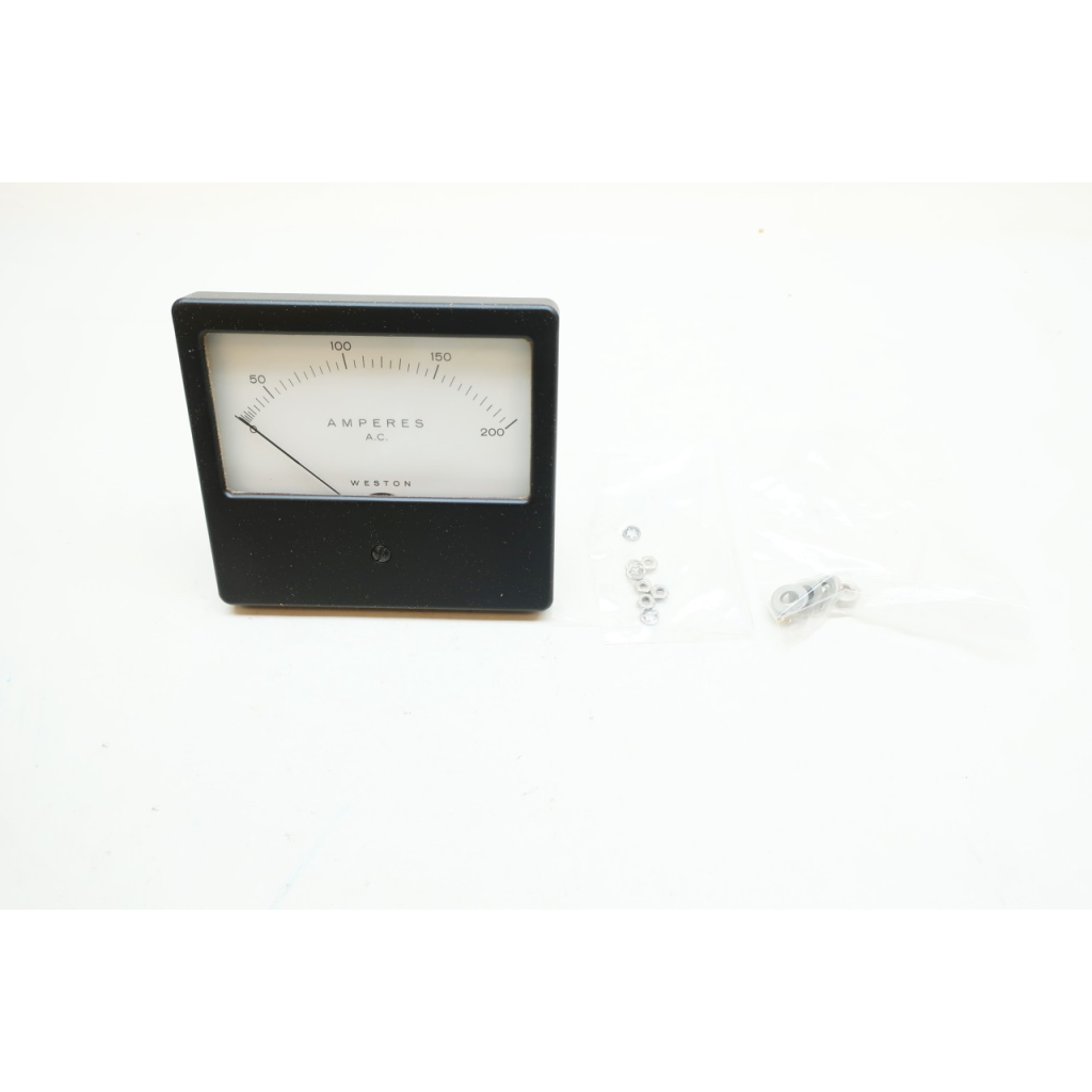 Weston 1944 Ammeter Ac Amperes 0-200a Amp
