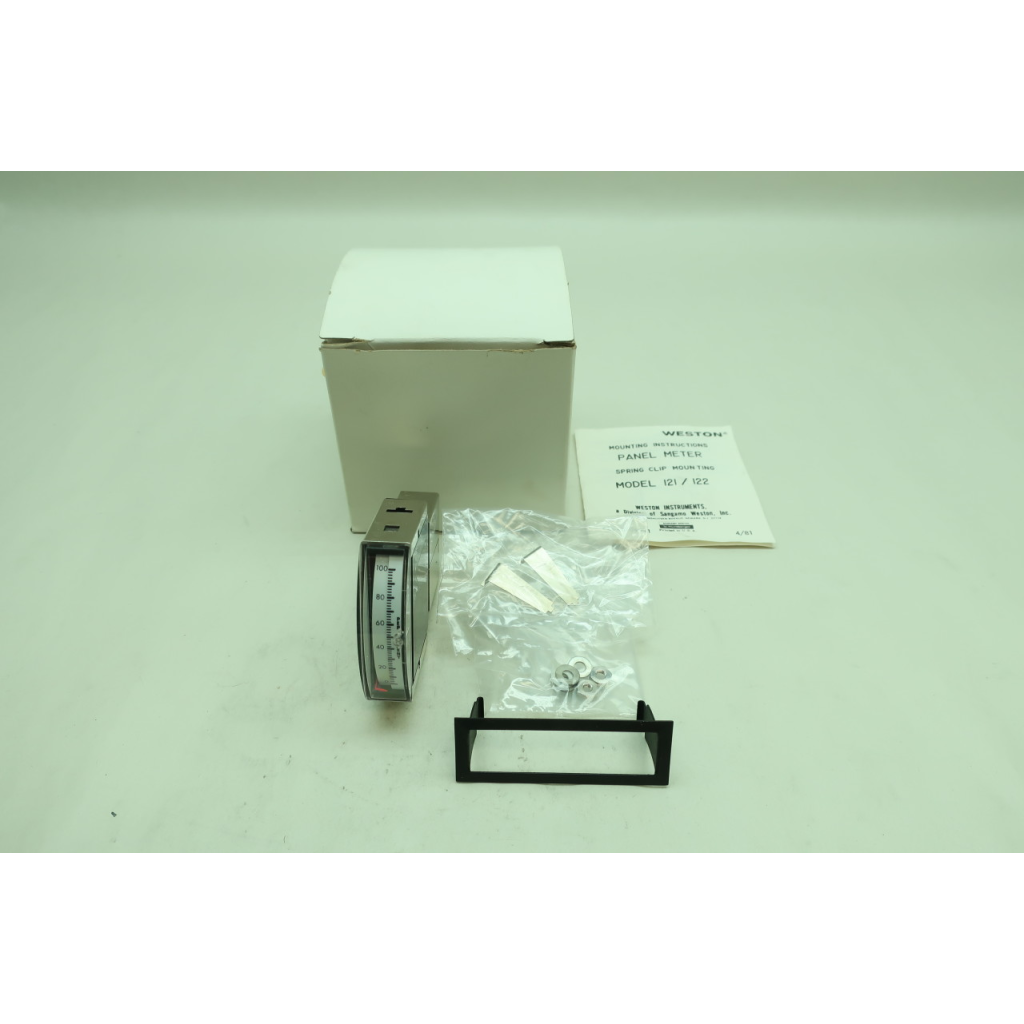 Weston 121 Panel Meter 0-100%