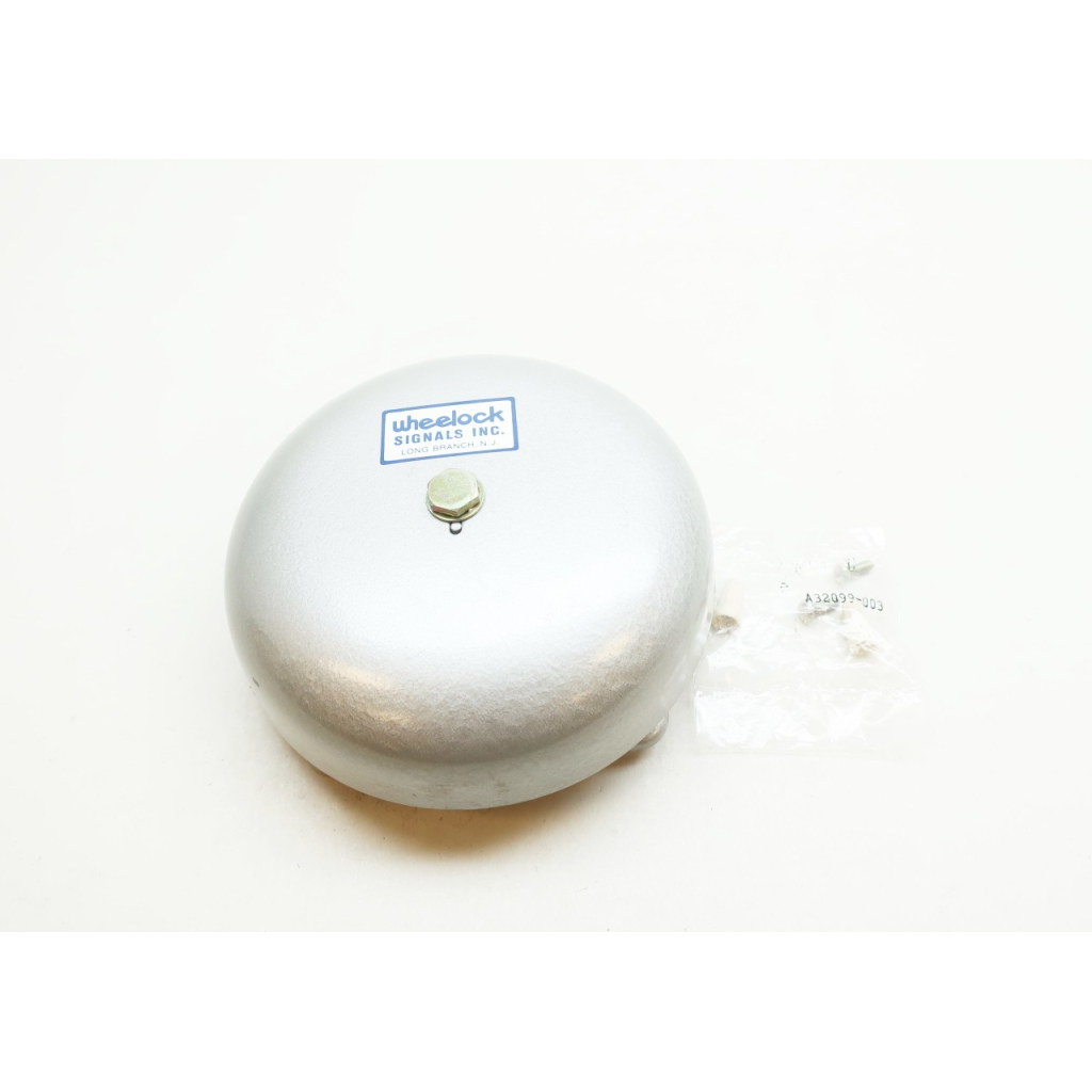 Wheelock Series 43 Silver Fire Alarm Bell