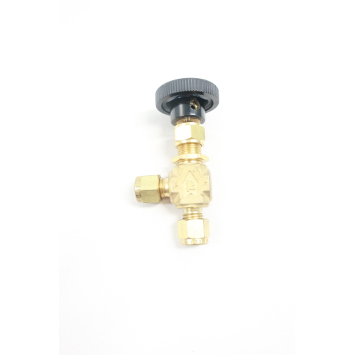 Whitey B-1VS4-A Manual Brass Needle Valve 1/4in Tube