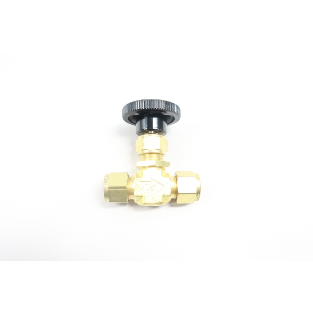 Whitey B-1VS4 Manual Brass Needle Valve 1/4in Tube