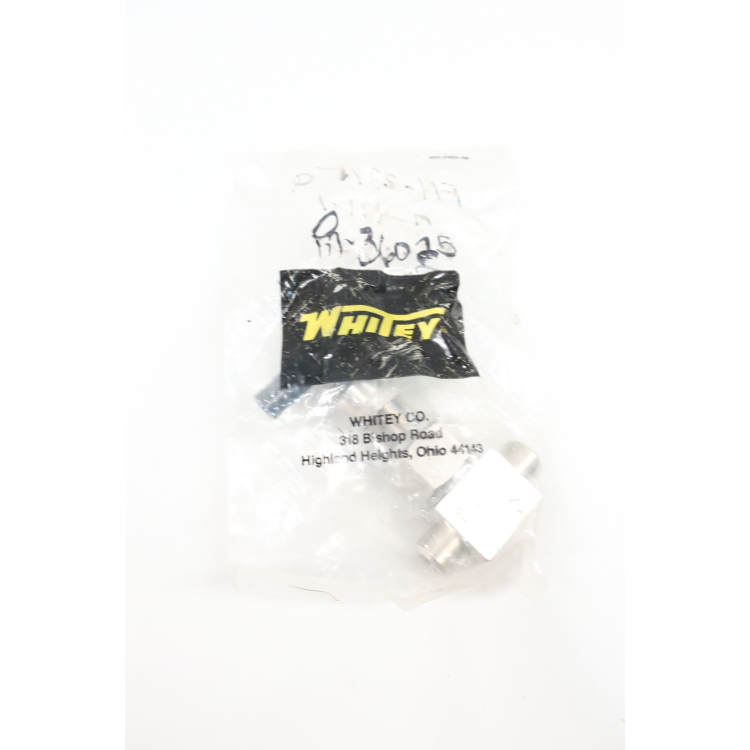 Whitey SS-6NBSW6T-G Manual Tube Stainless Needle Valve 3/8in